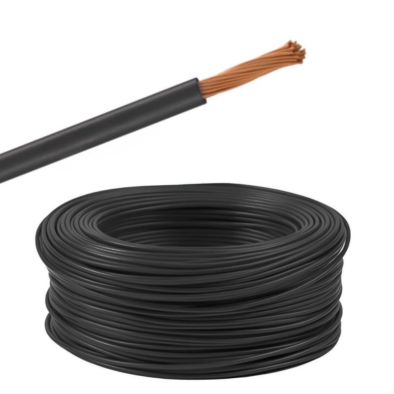 Fil souple HO7VK 1,5mm² en couronne de 100m - Couleurs au choix