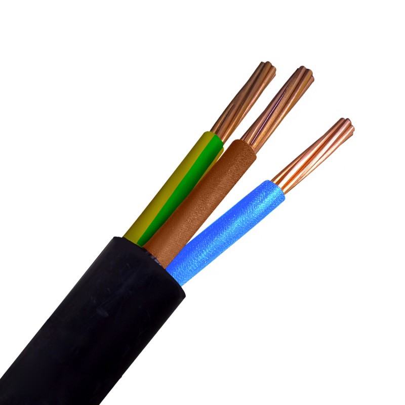 Câble rigide R2V 3G6 - Couronne 50m, 100m