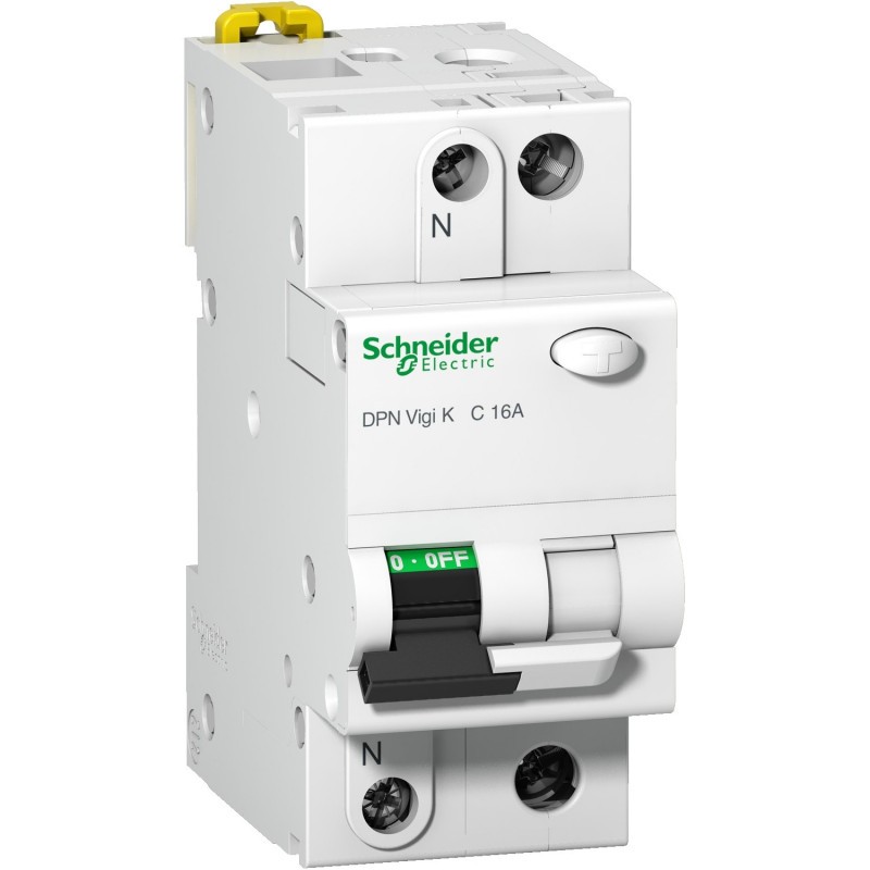 Disjoncteur différentiel 30mA 20A - 1P+N - 6kA - type AC courbe C - 2 modules - Acti9 DPN Vigi K