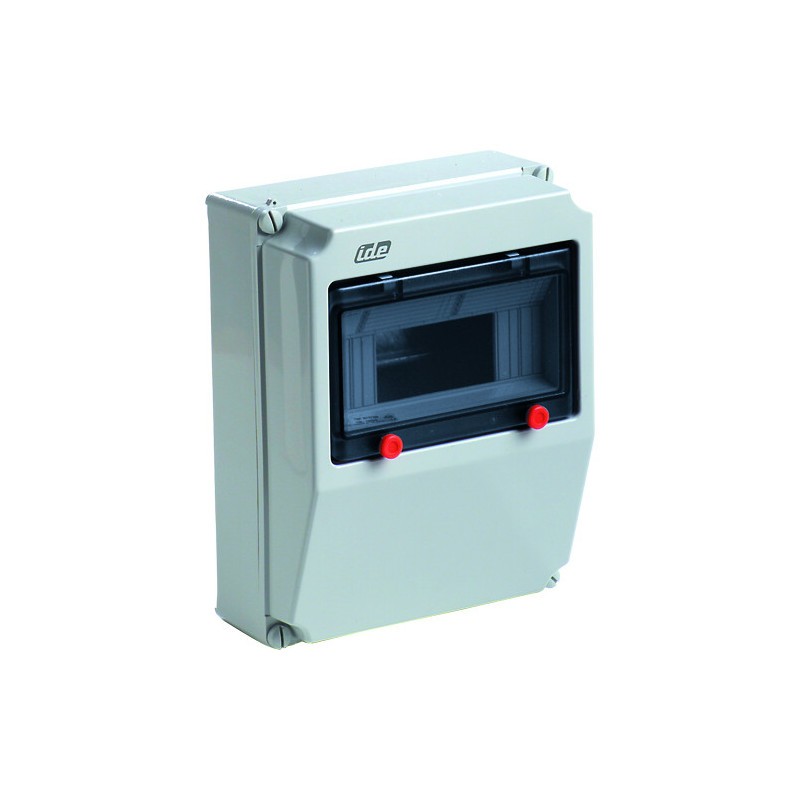 Coffret étanche IP67 pour prise - 1 rangée de 9 modules - IDE PRYMA