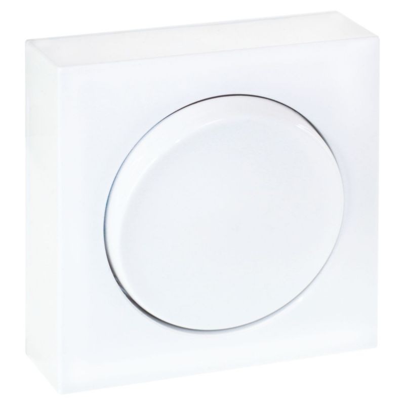 60901 EUR'OHM DUNE Interrupteur va et vient blanc