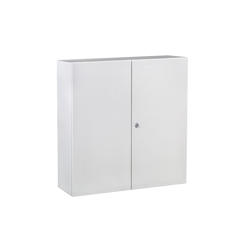 Armoire électrique en métal étanche IP55 - 1000x1000x300 - 2 portes - sans plaque - Argenta IDE