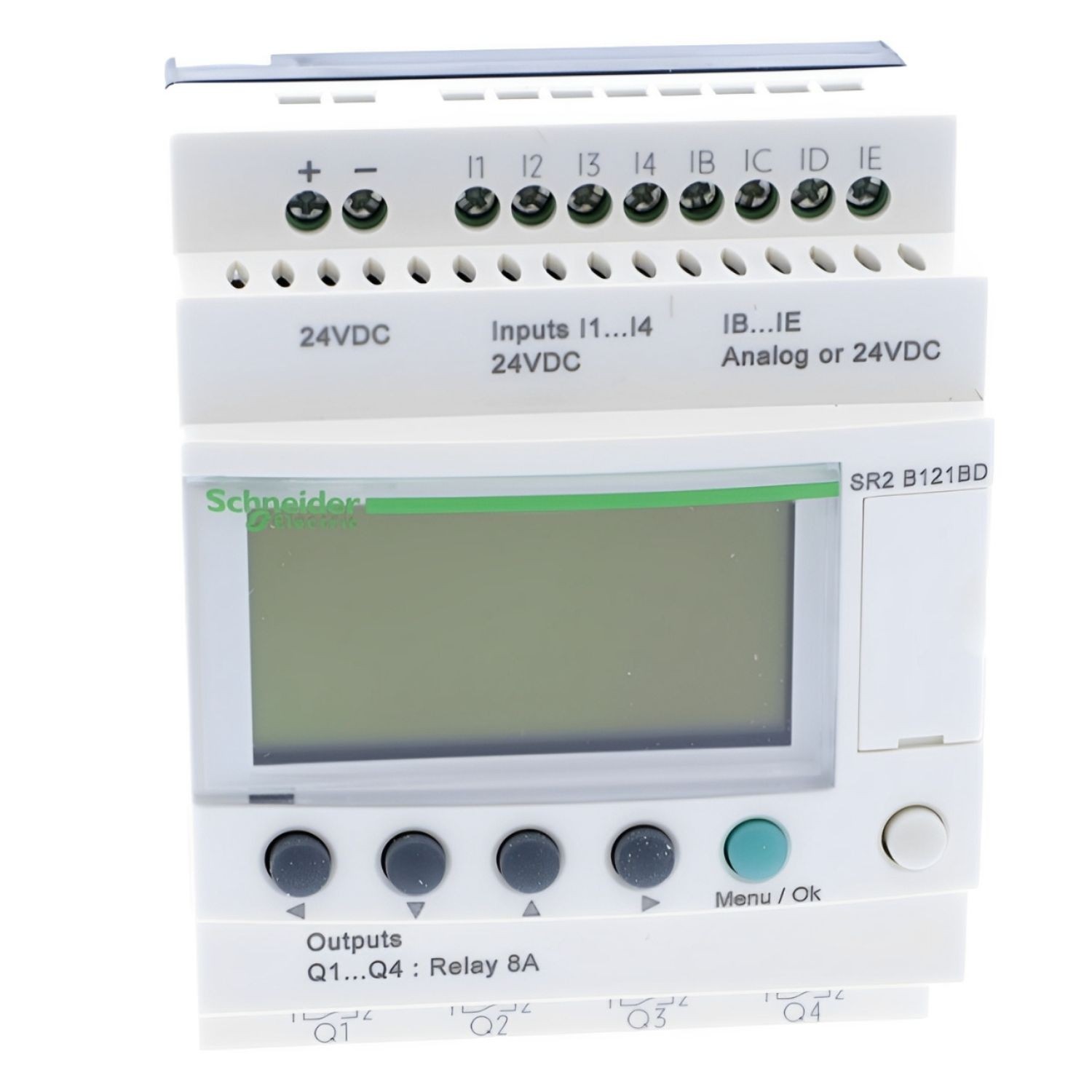 Automate Zelio Logic - relais intelligent 12 E/S 24Vcc - horloge + afficheur