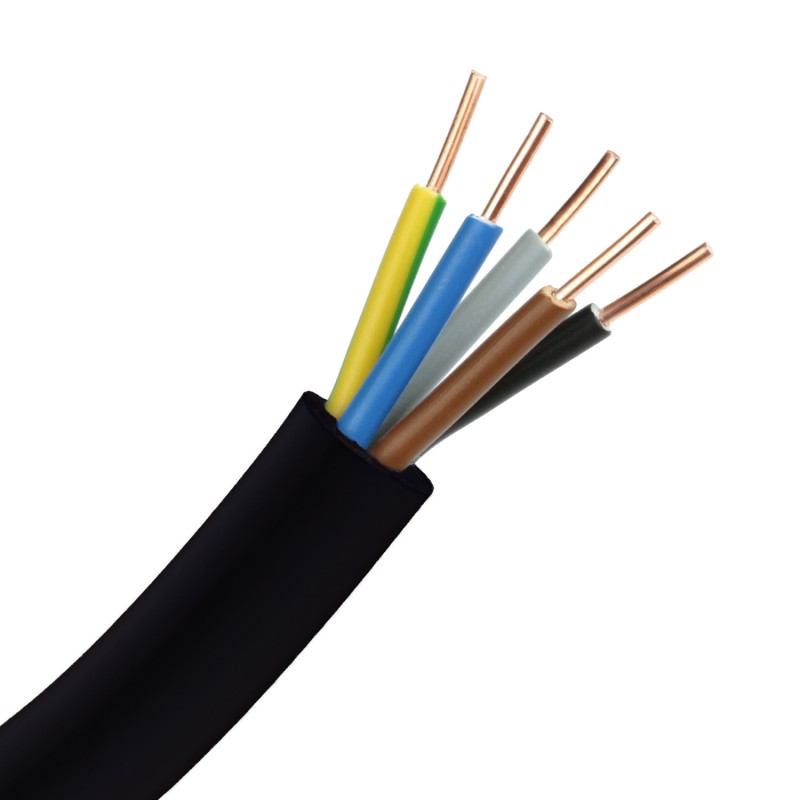 Câble rigide R2V 5G1,5 - Couronne 50 m et 100 m