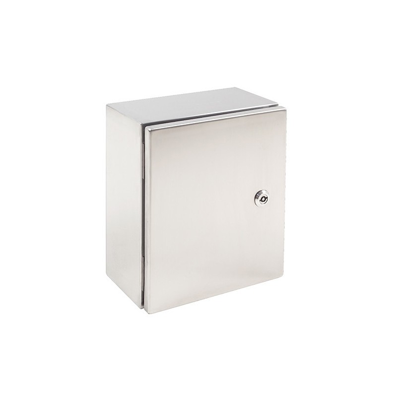 Armoire électrique INOX 304L étanche IP66 - 300x300x150 - plaque fournie