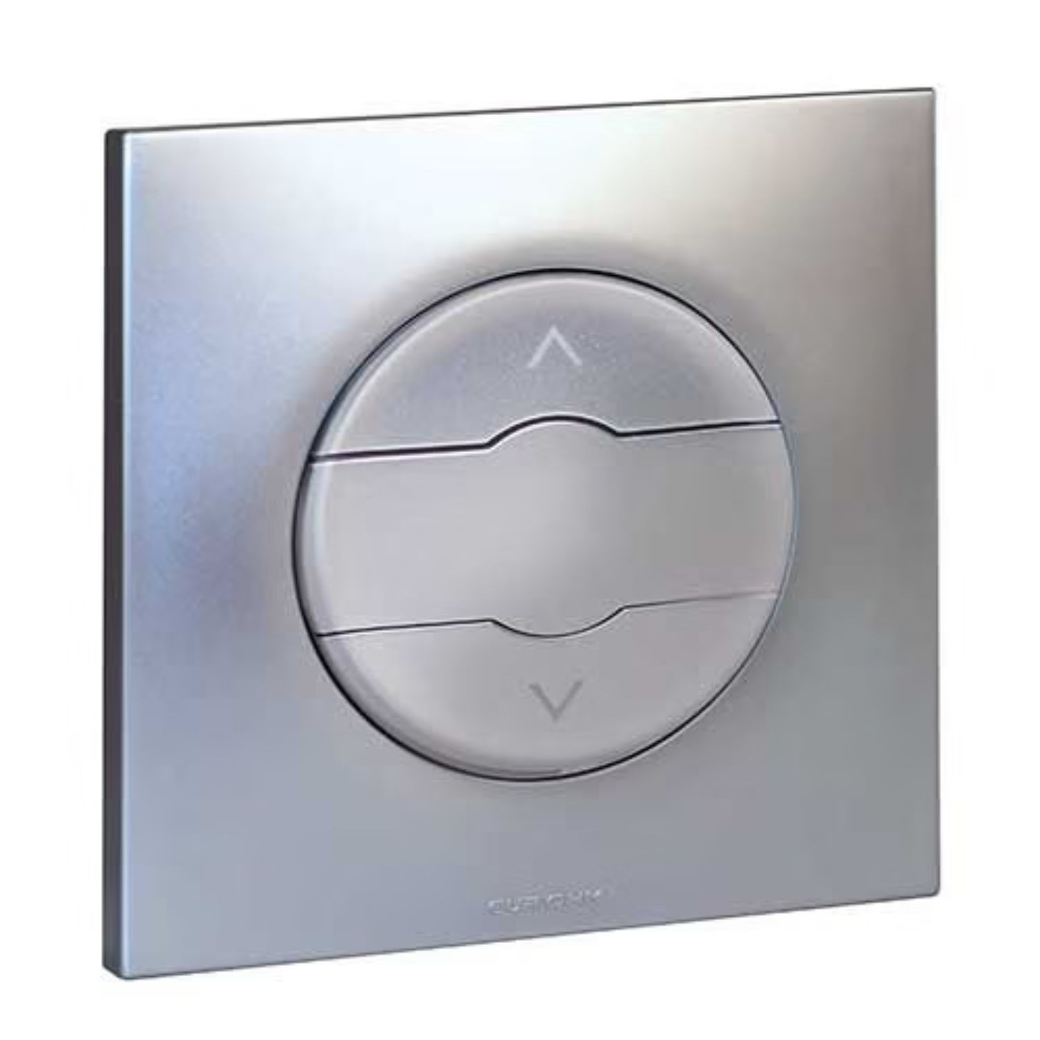 60423 EUR'OHM SQUARE Interrupteur volets roulants 3 boutons Silver